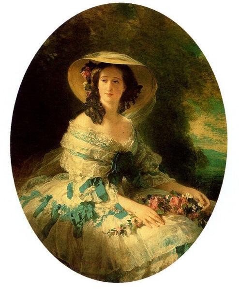 Franz Xaver Winterhalter Eugenie of Montijo, Empress of France